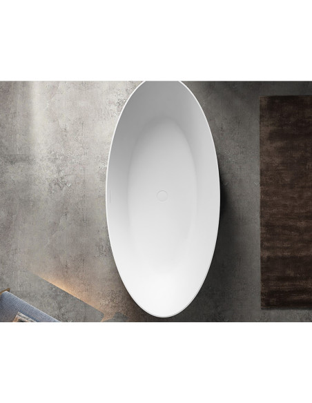 Akrilinė vonia Zenon Elipse 170x75 laisvai pastatoma