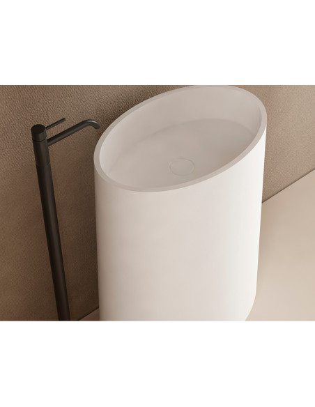 Grindinis praustuvas Elipse Freestanding  baltas matinis 540x360