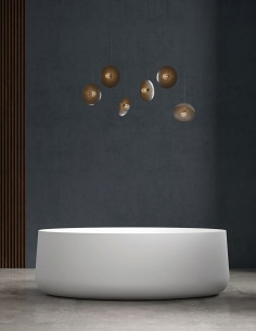 Akrilinė vonia Zenon Elipse 170x75 laisvai pastatoma
