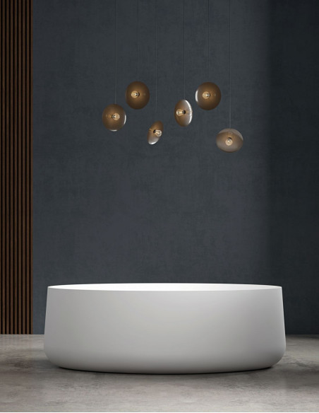 Akrilinė vonia Zenon Elipse 170x75 laisvai pastatoma