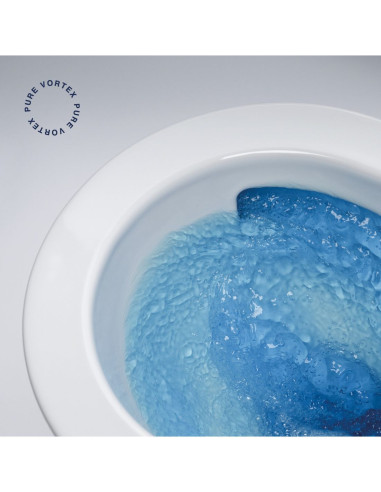 Pakabinamas unitazas Hatria CENTRICA PURE VORTEX su plonu soft close dangčiu