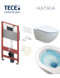 Pakabinamo WC komplektas -...
