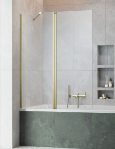 Radaway NES Brushed Gold PND II vonios sienelė