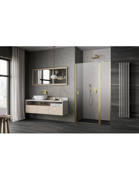 Radaway Nes Brushed Gold DWJ II dušo durys