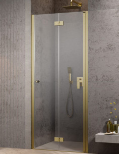 Radaway Nes Brushed Gold DWB dušo durys