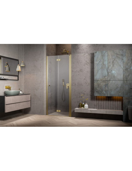 Radaway Nes Brushed Gold DWB dušo durys