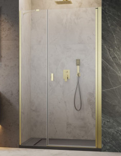 Radaway Nes Brushed Gold DWS dušo durys
