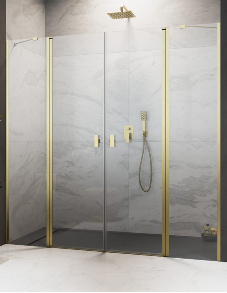 Radaway NES Brushed Gold DWD II dušo durys