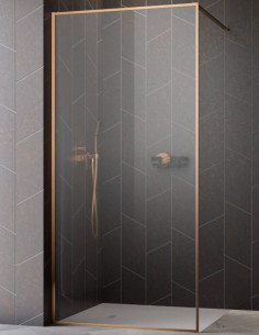 Radaway Modo F Brushed Copper II nejudanti dušo sienelė