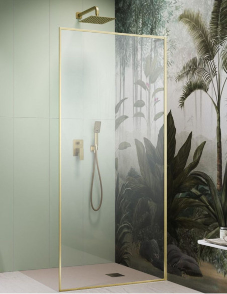 Radaway Modo F SL Brushed Gold II nejudanti dušo sienelė