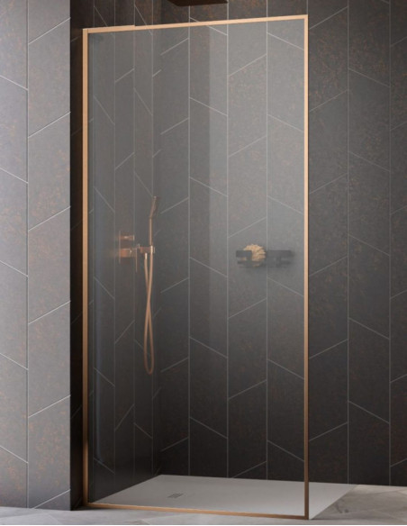 Radaway Modo F SL Brushed Copper II nejudanti dušo sienelė