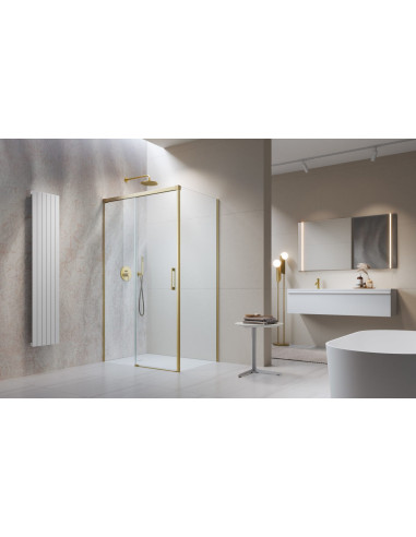 Radaway Idea Brushed Gold KDJ kampinė dušo kabina