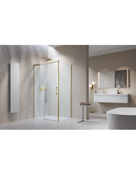 Radaway Idea Brushed Gold KDJ kampinė dušo kabina