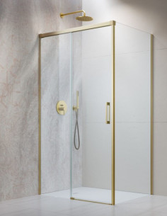 Radaway Idea Brushed Gold KDJ kampinė dušo kabina