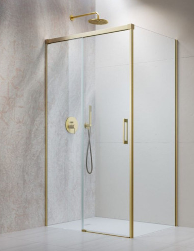 Radaway Idea Brushed Gold KDJ kampinė dušo kabina