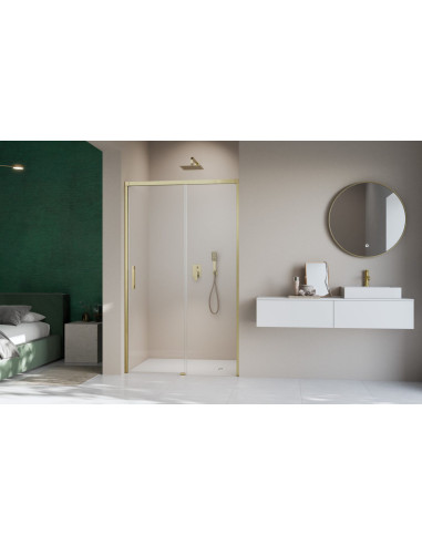 Radaway Idea 8 Brushed Gold DWJ dušo durys
