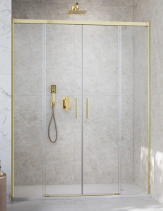 Radaway Idea 8 Brushed Gold DWD dušo durys