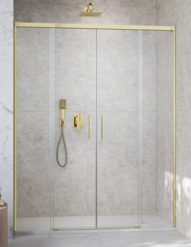 Radaway Idea 8 Brushed Gold DWD dušo durys