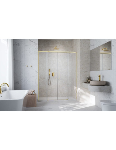 Radaway Idea 8 Brushed Gold DWD dušo durys