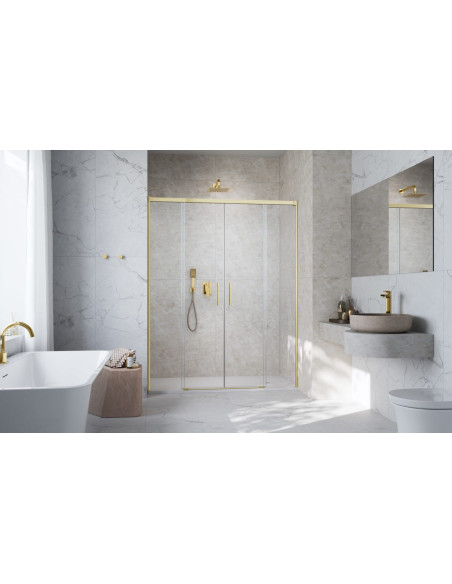 Radaway Idea 8 Brushed Gold DWD dušo durys