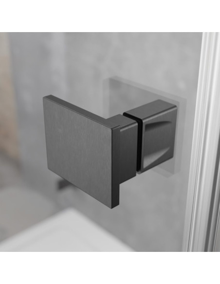 Radaway Essenza 8 Brushed GunMetal KDJ kampinė dušo kabina