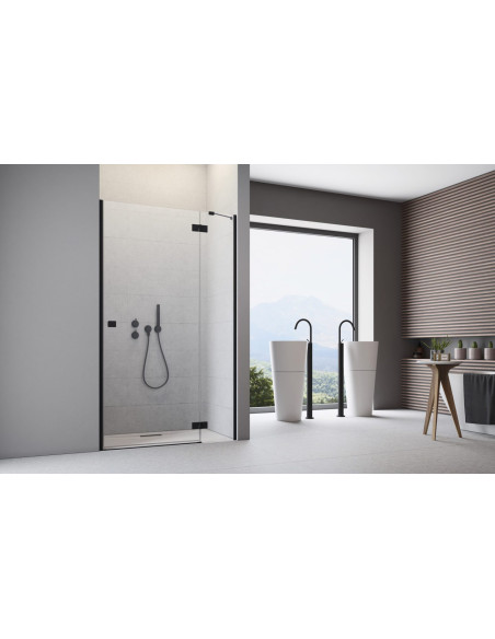 Radaway Essenza 8 Black DWJ dušo durys