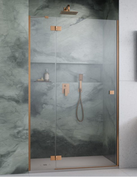 Radaway Essenza 8 Brushed Cooper DWJ dušo durys