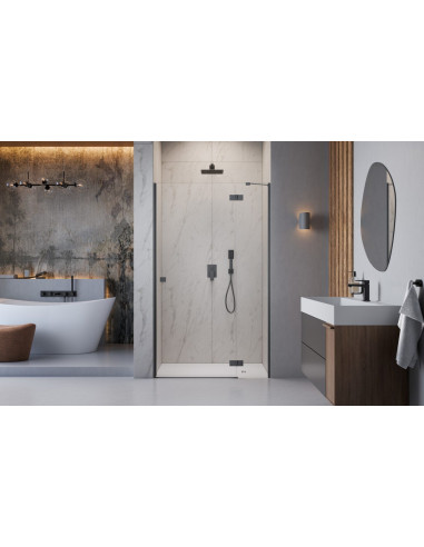 Radaway Essenza 8 Brushed GunMetal DWJ dušo durys