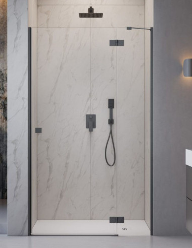 Radaway Essenza 8 Brushed GunMetal DWJ dušo durys