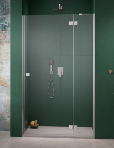 Radaway Essenza 8 Brushed Nikel DWJ dušo durys