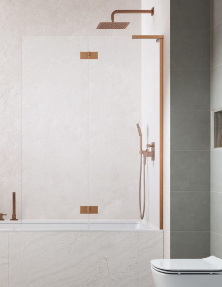 Radaway Essenza 8 SL Brushed Gold PND II vonios sienelė