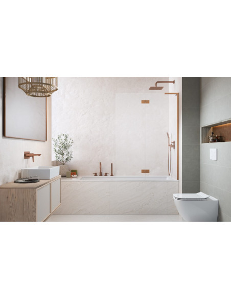 Radaway Essenza 8 SL Brushed Gold PND II vonios sienelė