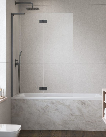 Radaway Essenza 8 SL Brushed GunMetal PND II vonios sienelė