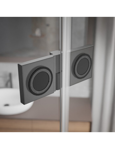 Radaway Essenza 8 SL Brushed GunMetal PND II vonios sienelė