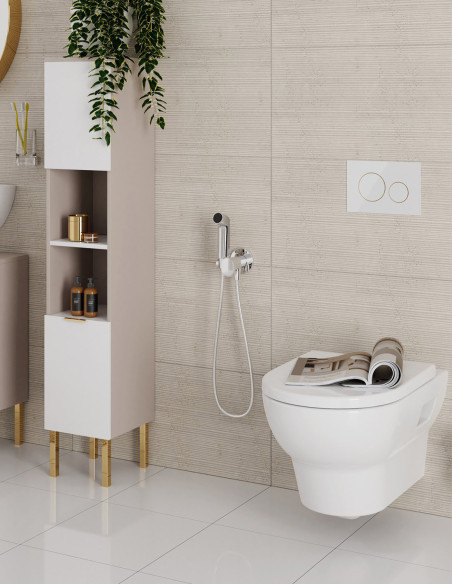 Hansgrohe higieninis bide dušelis EcoSmart su dušo laikikliu ir žarna 125 cm