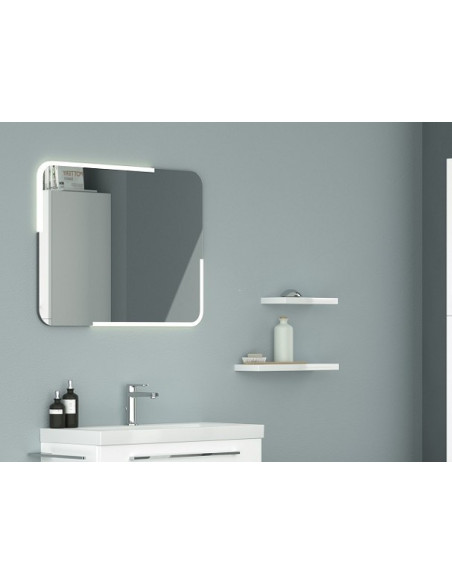 Šviečiantis veidrodis LED, IP44, 6300K, judesio sensorius, 60x80 cm