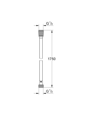 Grohe Silverflex dušo žarna 1750 mm,...