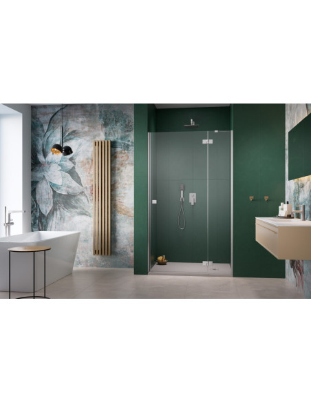 Radaway Essenza Brushed Nickel DWJ dušo durys