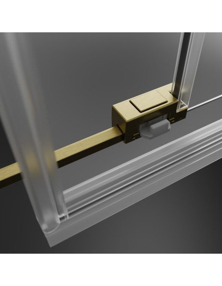 Radaway Idea KDD Brushed Gold kampinė dušo kabina