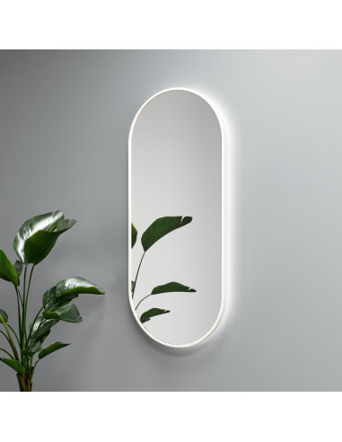 Ovalus veidrodis LISA PLUS su LED...