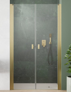 Radaway Nes Brushed Gold DWD I dušo durys