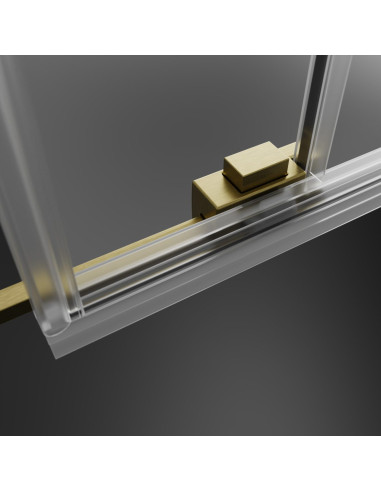 Radaway Idea DWD Brushed Gold dušo durys