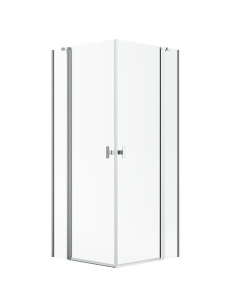 Kampinė dušo kabina Radaway Nes Brushed Nickel KDD II