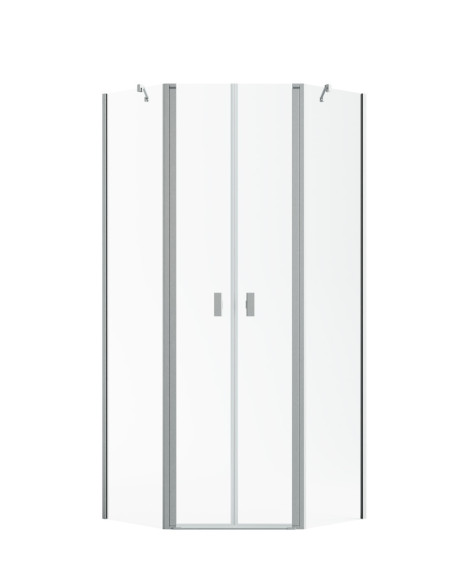 Penkiakampė dušo kabina Radaway Nes Brushed Nickel PTD