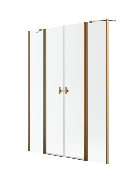 Radaway NES Brushed Copper DWD II dušo durys