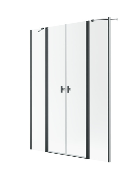 Radaway NES Brushed GunMetal DWD II dušo durys