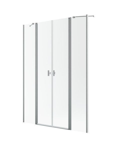 Radaway NES Brushed Nickel DWD II dušo durys