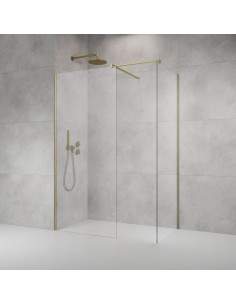 Radaway Modo X Brushed Gold III nejudanti dušo sienelė
