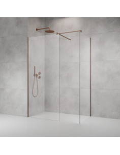 Radaway Modo X Brushed Copper III nejudanti dušo sienelė