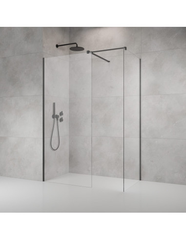 Radaway Modo X Brushed GunMetal III nejudanti dušo sienelė